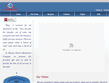 Tablet Screenshot of mazoun.com